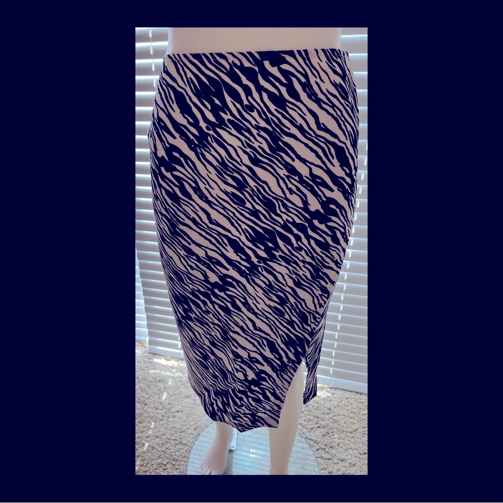 Zebra Print Skirt